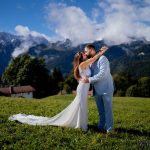 Alexa és Krisz esküvői kreatív fotózása a Bajor-Alpokban