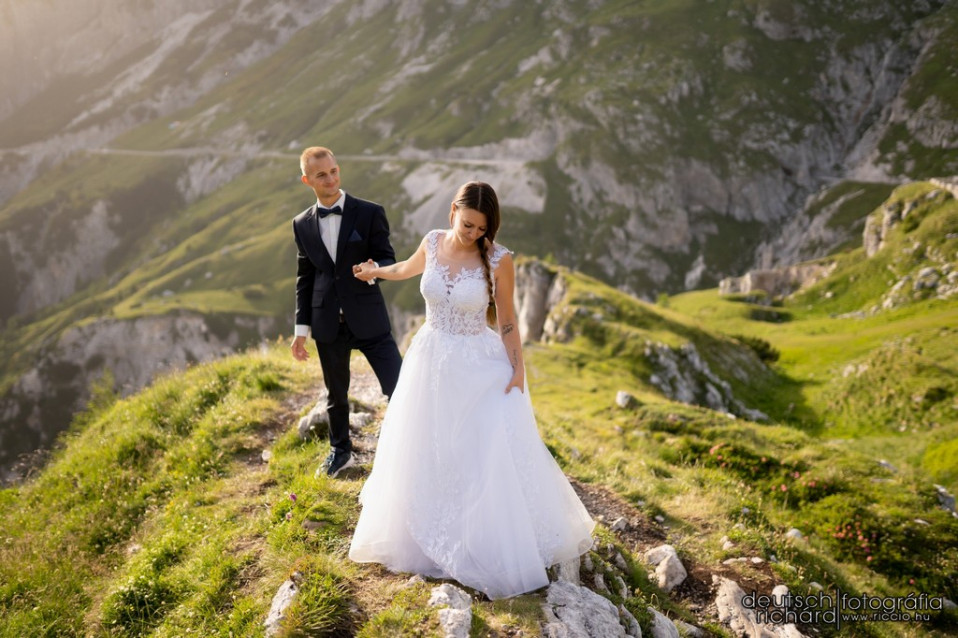 Fanni és Gergő esküvői kreatív fotózása Szlovéniában